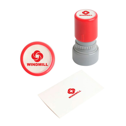Custom Coloured Round Stamps Main